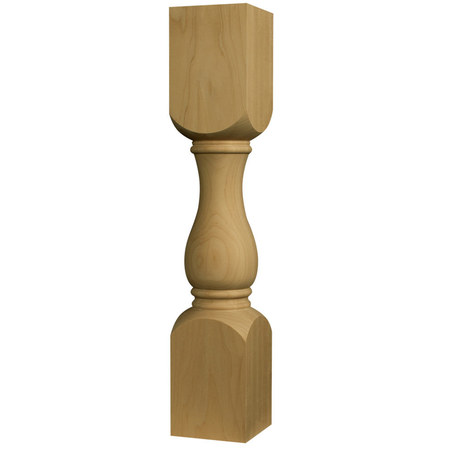 OSBORNE WOOD PRODUCTS 21 x 4 Shanty2Chic End Table Leg in Soft Maple 1268M